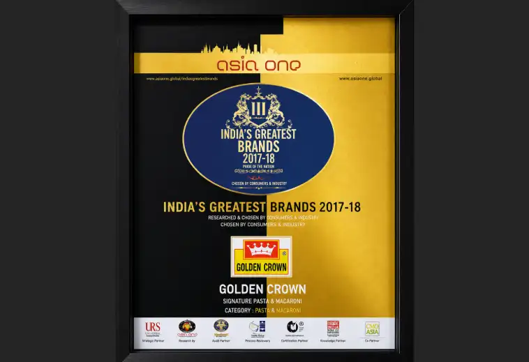India’s Greatest Brands – 2017–18 | Golden Crown