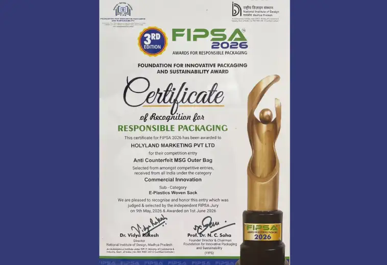 Innovation Award (For- MSG Outer Bag)