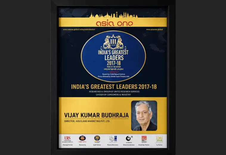 India’s Greatest Leader – 2017–18 | Vijay Kumar Buhraja