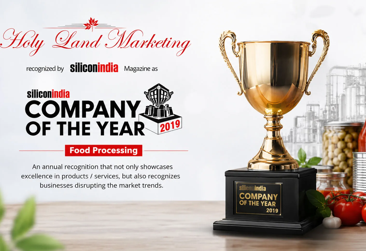 Silicon India – Holyland Marketing Pvt. Ltd. is Company of the Year 2019