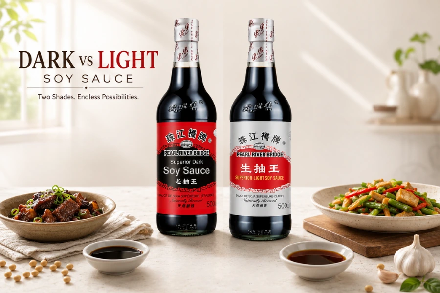 Dark Soy Sauce vs Light Soy Sauce: Differences, Uses and Foodservice Applications