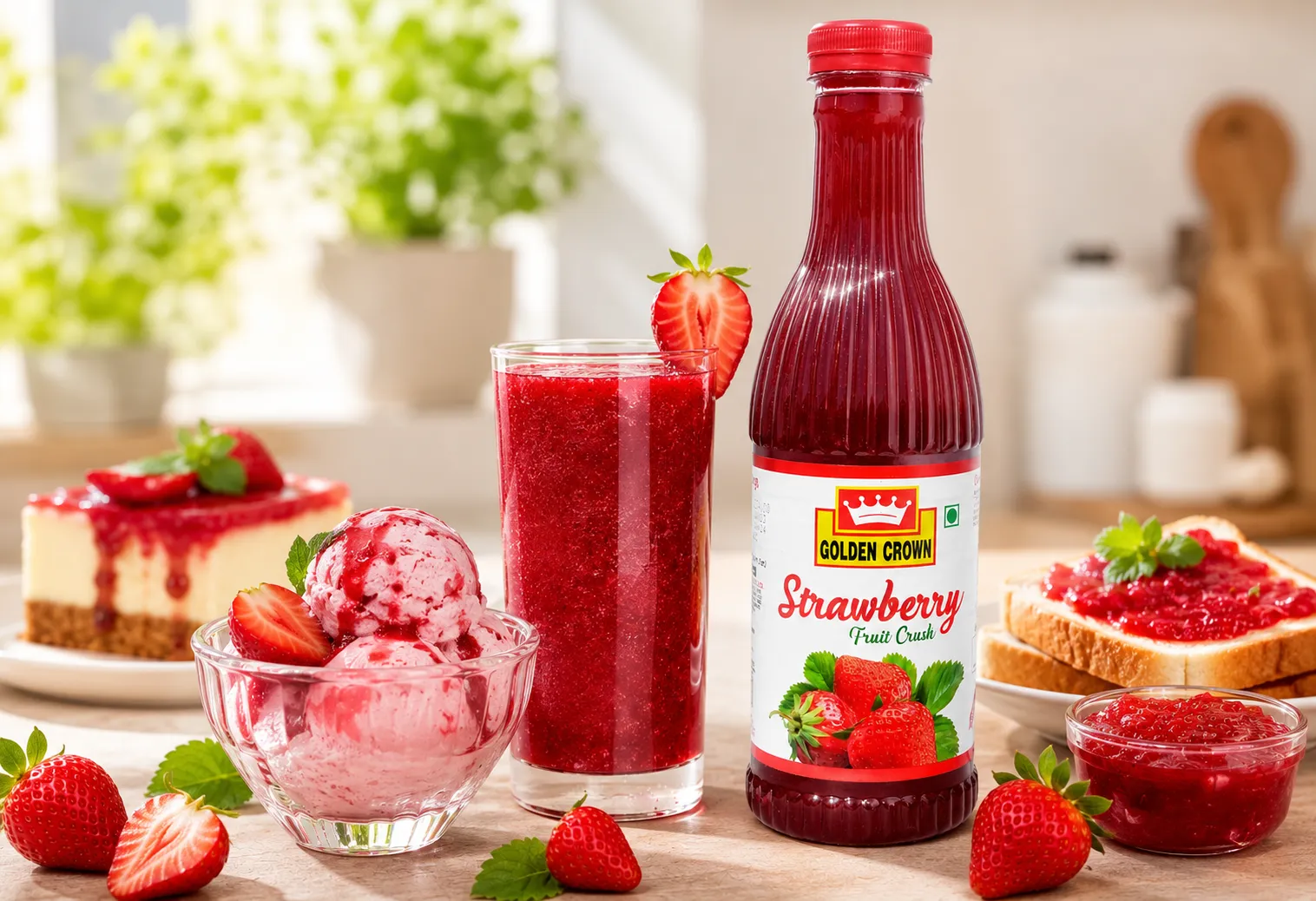 Benefits of Using Strawberry Fruit Crush in Quick Service Restaurants