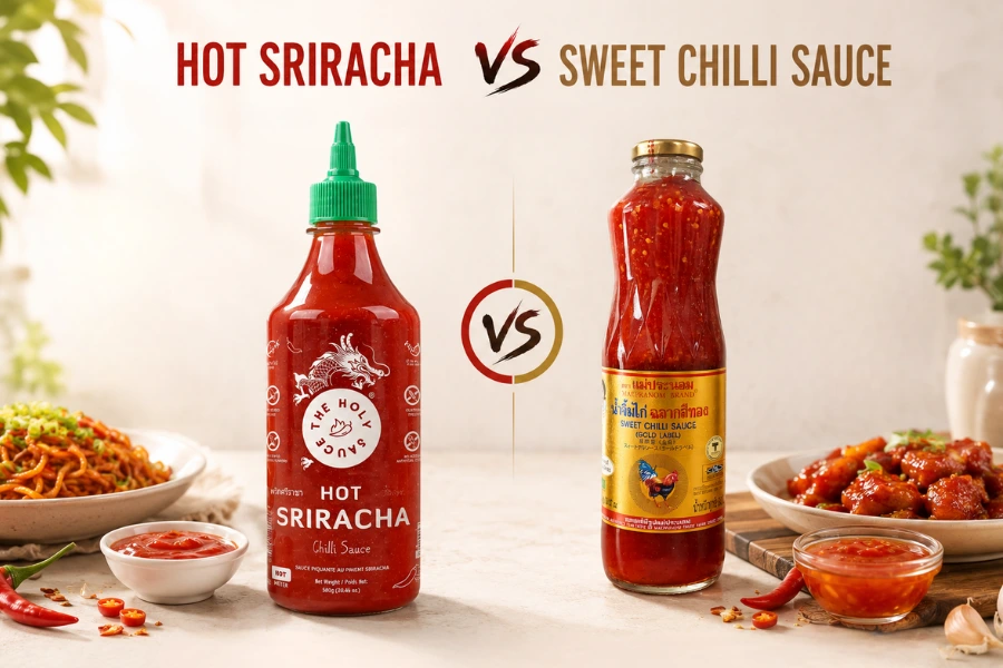 Sriracha vs Thai Sweet Chilli Sauce
